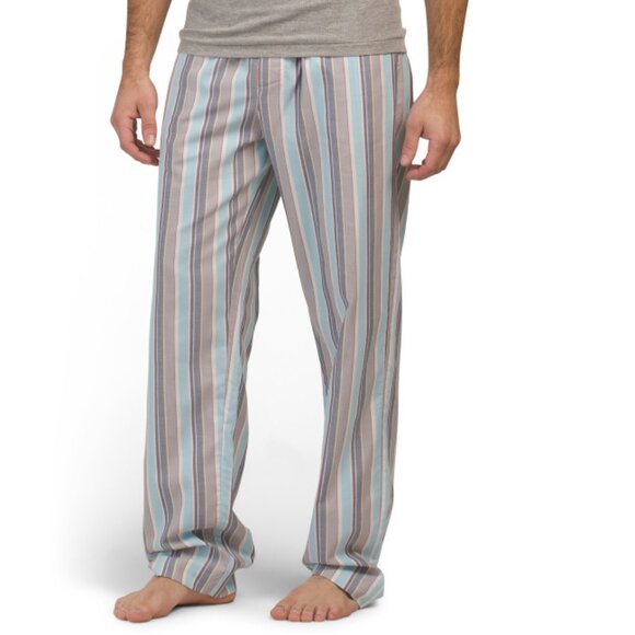 HANRO STRIPE Made In Portugal Night And Day Woven Lounge Pants